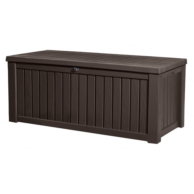 Keter Rockwood Cushion Box 570L BROWN - Image 2