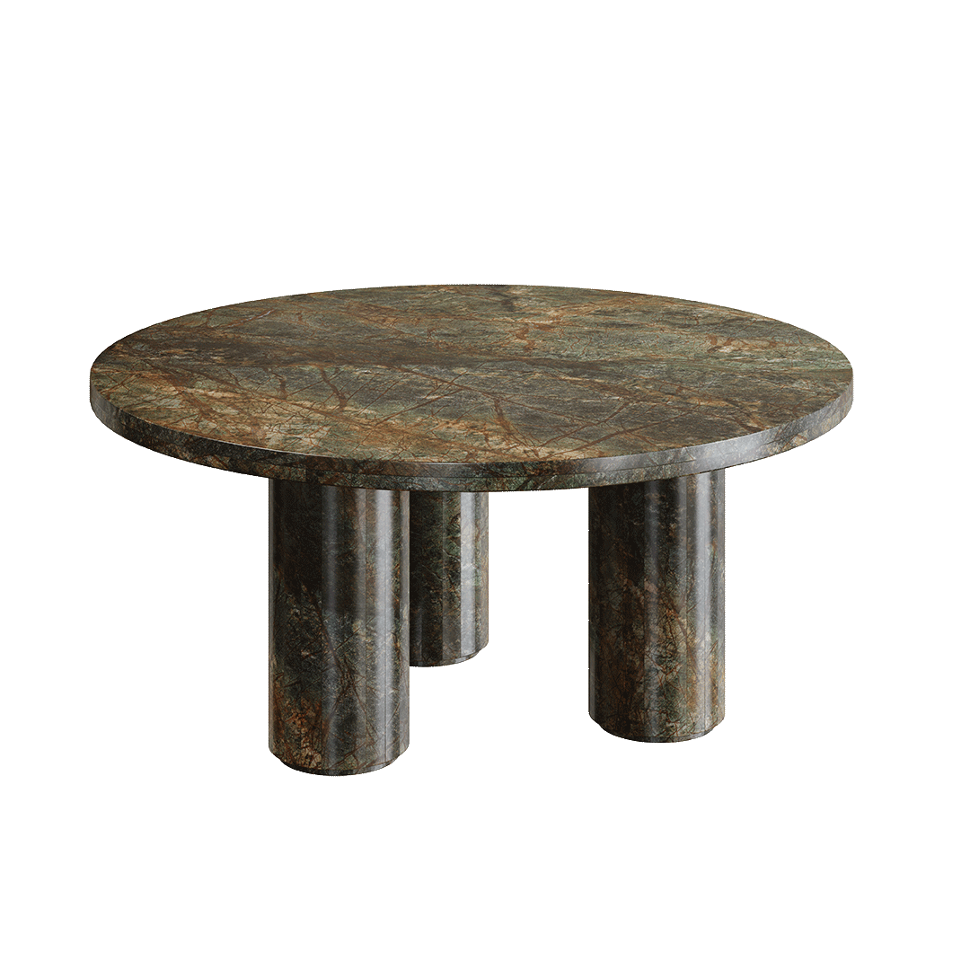 Casoli Marble Coffee Table, Forest Green - Image 2