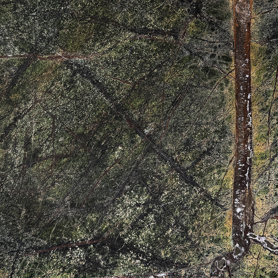 Casoli Marble Coffee Table, Forest Green - Image 3